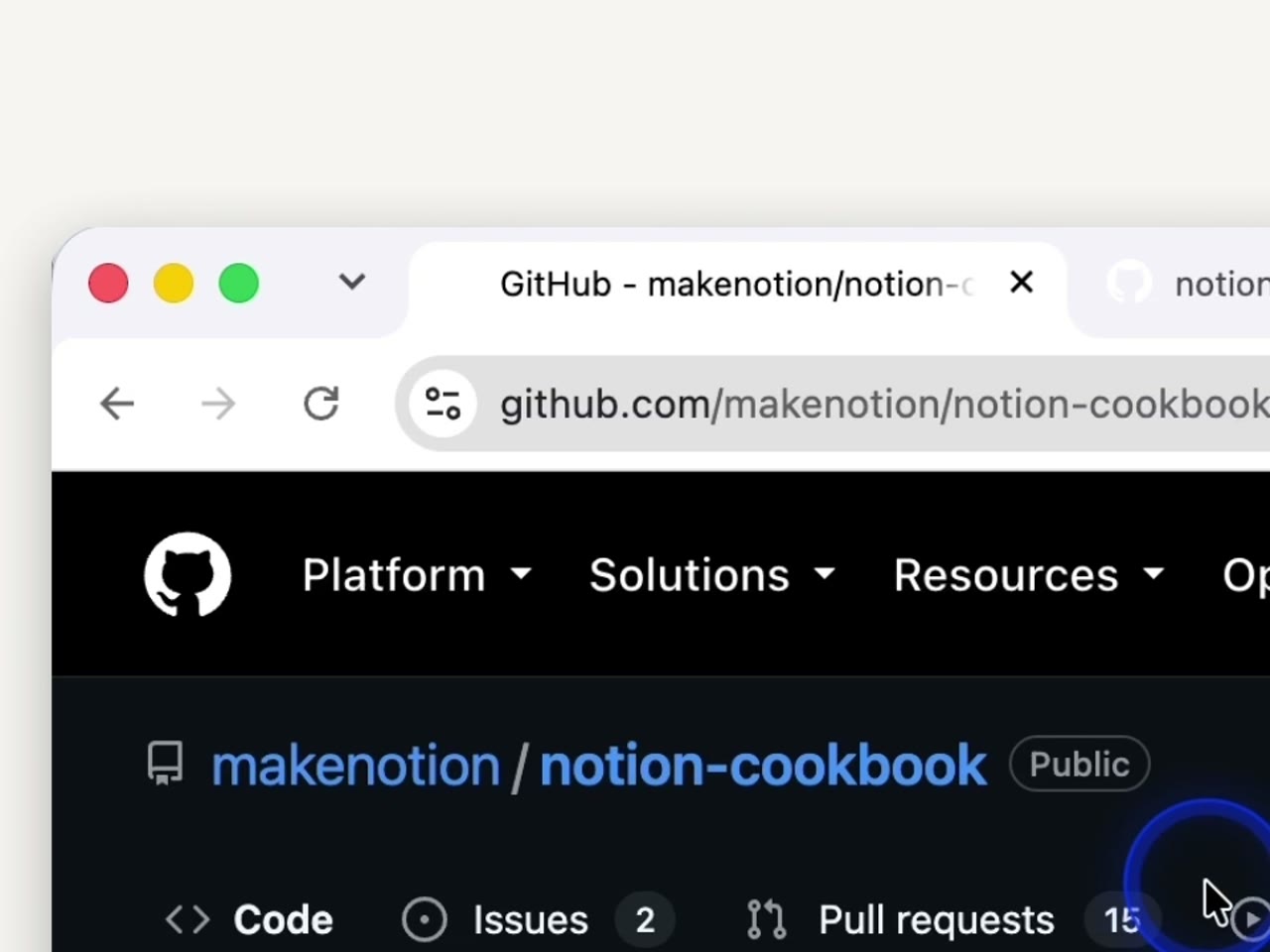 Official Readwise and Reader Worker recipe in Notion's public Cookbook repository.